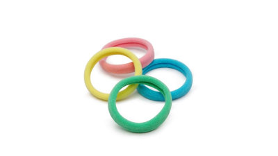 Set inele pentru par in cutie cilindrica, 12 buc., 1 buc., 57139A