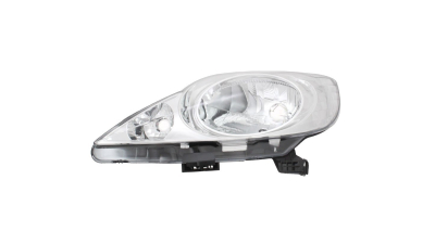 Far Peugeot 107 (P) 09.2005-05.2012, Stanga, tip bec H4, electric, fara motoras, ECE, Depo, 6208-74, 811500H030