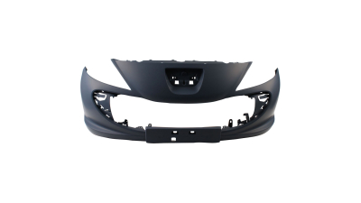 Bara fata Peugeot 206+ (2_), 04.2009-2012, parte montare, fara suport numar, cu gauri proiectoare, grunduita, 57200710, Aftermarket