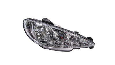 Far Peugeot 206 (2),12.2005-04.2009, Electric, tip bec H1+H7, omologare ECE, fara motoras, 6206A0, Dreapta
