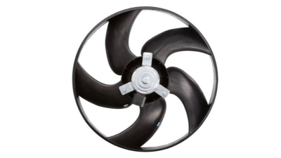 Ventilator radiator GMV racire fara suport SRL, PEUGEOT 206/206+, 1998-2012 motor 1,1/1,4/1,6/2,0 benzina; 1,9 D; 2,0 HDI, 100 W; 340 mm; 2 pini, 