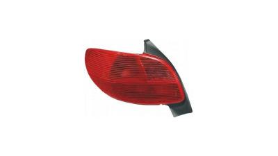 Stop spate lampa Peugeot 206 (2), 01.98-01.03 Hatchback, spate, omologare ECE, fara suport bec, 0025311701; 6350K4; 6350P1, Stanga