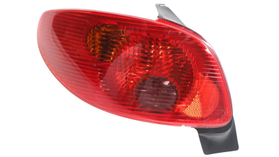 Stop spate lampa Peugeot 206 (2), 02.03-04.09 Hatchback, spate, omologare ECE, fara suport bec, 6350R9; 6350S0, Stanga