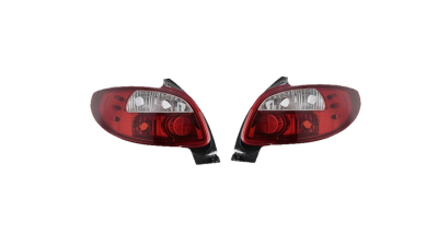 Set stopuri tuning PEUGEOT 206 (2 ), 01.1998-04.2009, model Hatchback, Taiwan, partea stanga+dreapta, transparent;