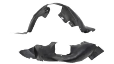 Carenaj roata Peugeot 206 (2), 01.1998-04.2009, partea Stanga, Fata, 7136CX, 5723FL12T polietilena