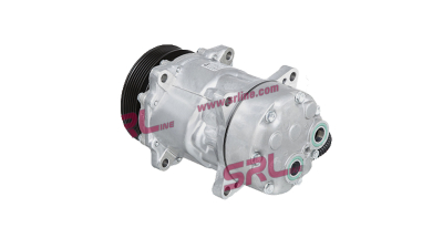 Compresor aer conditionat Citroen Berlingo, 1996-2002, motorizare 1.9 D, 51kw/52kw, 2.0 HDI, 66kw, diesel; 1.8, 66kw, benzina, rola curea 119 mm, 6 caneluri, tip Sanden: SD7V16