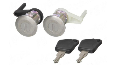 Set yale Peugeot 206 1998-2009, 2 butuci + cheie, Fata, Stanga/ Dreapta 9170N8
