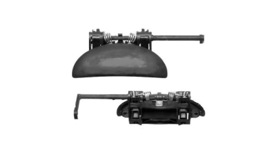 Maner exterior deschidere usa Peugeot 206 1998-2009 negru , Portiera Fata, partea Dreapta 