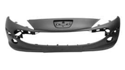 Bara fata Peugeot 207 (W), 05.2006-12.2013, grunduit, cu locas pentru proiectoare, 7401EQ