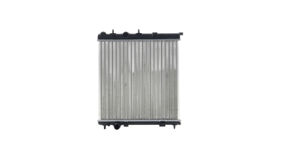 Radiator racire Citroen Ds3, 04.2010- 1,4 70kw/1,6 88kw Manual Cu/Fara Ac , Peugeot 207, 02.2007- Motr 1,6 88kw Manual/Automata Cu/Fara Ac; Benzina, Manual, Cu/fara AC, 388x380x26, Cu lipire fagure prin brazare Aftermarket
