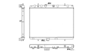 Radiator racire Best Auto Vest 572408-2