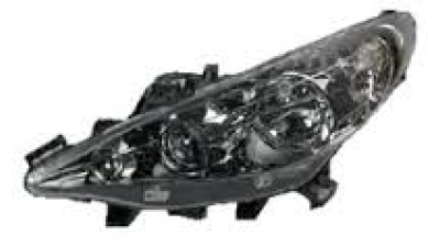 Far Peugeot 207 (W), 05.2006-12.2013, Electric, tip bec H1+H7+H7, omologare ECE, cu motoras, cu lumini pentru curbe, 6208H4, Stanga, marca DEPO