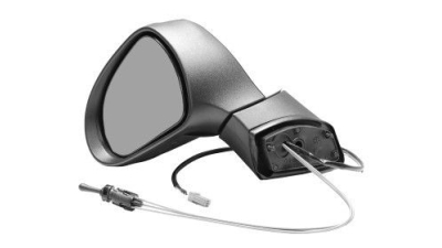 Oglinda exterioara Peugeot 207 (W_) 05.2006-12.2013 partea dreapta BestAutoVest crom convex carcasa prevopsita grunduita reglare manuala prin cablu fara incalzire