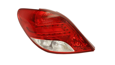 Stop spate lampa Peugeot 207 (W), 07.2009-12.2013, Cabrio, Hatchback, partea Stanga, P21W+PY21W+R10W; rosu-alb; fara soclu bec ; Omologare: ECE, DEPO