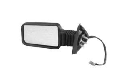 Oglinda exterioara Peugeot 405 (15B/15E/4B/4E) (Sedan + Combi) 07.1987-12.1997 partea dreapta BestAutoVest crom convex carcasa neagra reglare electrica fara incalzire