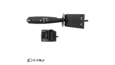 Maneta semnalizare, comutator lumini Peugeot 405, 07.1992-12.1997, Functii: lumini, semnalizare,claxon, lampa ceata spate, stanga, 6239.71,