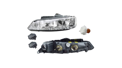 Far Peugeot 406 (Sedan + Combi) 04.1999-04.2004 DEPO partea Stanga, tip bec H7+H7 electric