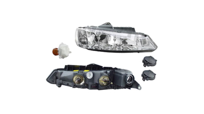 Far Peugeot 406 (Sedan + Combi) 04.1999-04.2004 DEPO partea Dreapta, tip bec H7+H7 electric