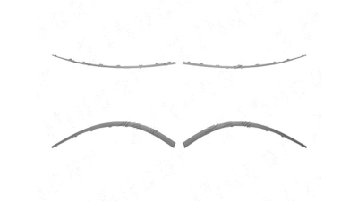 Spoiler bara Peugeot 407, 05.2004-12.2010, fata, Stanga+Dreapta