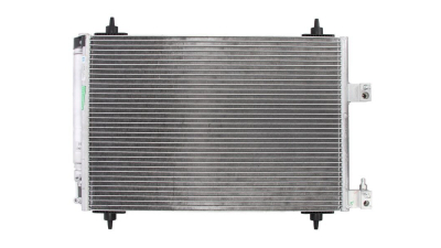 Condensator climatizare Peugeot 407, 09.2005-2011, motor 1.8, 92 kw benzina, cutie manuala; 3.0 V6, 155 kw, cutie automata, full aluminiu brazat, 555(510)x358x16 mm, cu uscator si filtru integrat