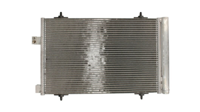 Condensator climatizare Peugeot 407, 2004-2011, Citroen C5 (RD/TD), 2008-, motor 1.6 HDI, 80 kw diesel, full aluminiu brazat, 570(525)x375x16 mm, cu uscator si filtru integrat