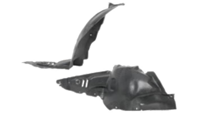 Carenaj roata Peugeot 407, 05.2004-12.2010, partea Dreapta, Punte fata partea din Fata 7136X2, 5751FP1T, Model COUPE