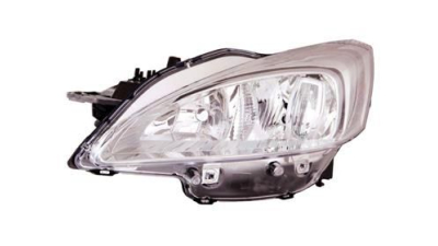 Far Peugeot 508 11.2010-12.2014 DEPO partea Stanga, tip bec H7+H7 fara motoras