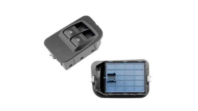 Buton , comutator macara usa Citroen Nemo (Aa), 10.2007-, Fiat Fiorino/Qubo, 10.2007-; Peugeot Bipper, 10.2007-, dublu
