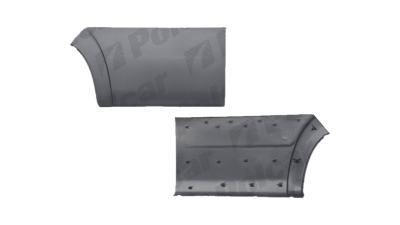 Bandou aripa, ornament Fiat Ducato (250), 09.2006-08.2014; Peugeot Boxer (250), 09.2006-08.2014 , Citroen Jumper (250), 09.2006-08.2014, Stanga, versiune lunga, negru; in spatele rotii; aripa spate