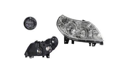 Far Citroen Jumper (250), 04.2011-08.2014, Fiat Ducato (250), 04.2011-08.2014, Peugeot Boxer (250), 04.2011-08.2014, partea Dreapta, soclu 7 pini; contector tip nou; H1+H7+PY21W+W5W; electric; cu motor, TYC