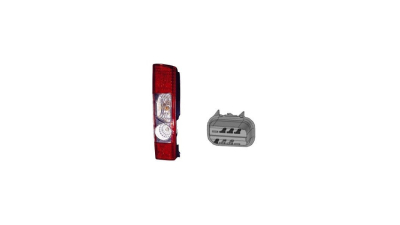 Stop spate lampa Citroen Jumper (250), 09.06-08.14 Furgon, Fiat Ducato (250), 09.06-08.14 Furgon, Peugeot Boxer (250), 09.06-08.14 Furgon, spate, omologare ECE, cu lampa ceata spate, cu suport bec, 1344050080; 1355856080; 1366452080; 1606664080; 20160111;