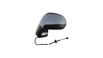 Oglinda usa exterioara Peugeot 3008, 08.2009-09.2016; 5008, 10.2009-04.2017, partea Stanga, reglare electrica; grunduit; incalzit; sticla convexa; geam cromat; rabatabil; cu Lucas, Aftermarket
