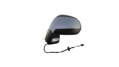 Oglinda usa exterioara Peugeot 3008, 08.2009-09.2016; 5008, 10.2009-04.2017, partea Stanga, reglare electrica; capac cromat; incalzit; sticla convexa; geam cromat; rabatabil; 9 pini; cu Lucas; cu lampa perimetru, Aftermarket