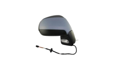 Oglinda usa exterioara Peugeot 3008, 08.2009-09.2016; 5008, 10.2009-04.2017, partea Dreapta, reglare electrica; capac cromat; incalzit; sticla convexa; geam cromat; Senzor de temperatura; rabatabil; 11 pini; cu Lucas; cu lampa perimetru, Aftermarket