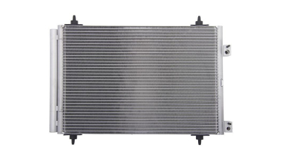 Condensator climatizare Peugeot 3008, 03.2010-2016, 5008, 10.2009-2016, motor 2.0 HDI, 120 kw diesel, cutie automata, full aluminiu brazat, 565(525)x362(340)x16 mm, cu uscator si filtru integrat
