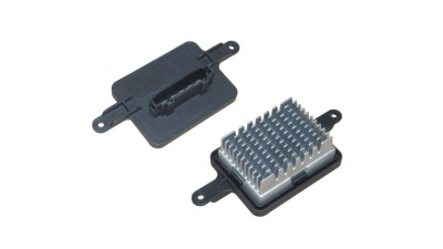 Rezistor ventilator habitaclu Peugeot 5008, 2009-2016, motor 1.6/1.6 THP benzina, 1.6 e-HDI; 1.6 HDI; 2.0 HDI diesel, cu AC, Control automatic AC, mufa cu 5 pini, 