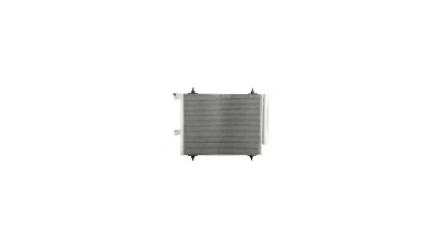 Condensator climatizare Peugeot Expert, 01.2007-2016, Citroen Jumpy, 01.2007-2016, motor 2.0, 103 kw benzina, cutie manuala, full aluminiu brazat, 595(550)x452x16 mm, cu uscator filtrat