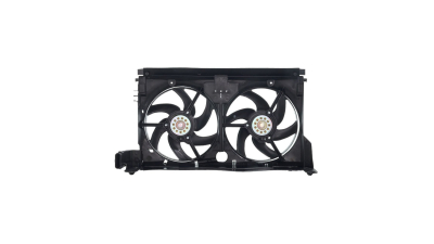 GMV radiator electroventilator Citroen Berlingo, 1996-2002 1,8 D 43kw; 1,9 D 51kw; 2,0 Hdi 66kw, Diesel, Manual, fara AC, 120/120W, 340/340mm, 2+2 pini, plastic, fara cablaj, Aftermarket