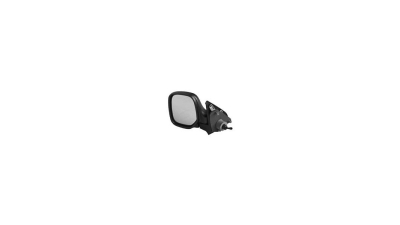 Oglinda exterioara Citroen Berlingo (Mf), 07.1996-02.2008, Peugeot Partner (G), 07.1996-03.2008, Stanga, Crom, manuala, prin cablu, Cu incalzire, carcasa neagra, Convex, View Max, 8148NZ; 8148PL; 8153HN 5790511M
