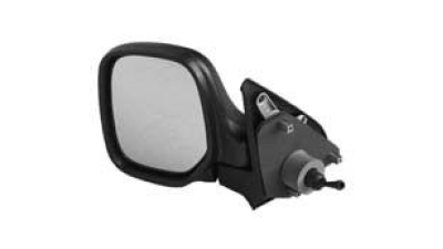 Oglinda exterioara Citroen Berlingo (Mf), 07.1996-02.2008, Peugeot Partner (G), 07.1996-03.2008, Dreapta, Crom, manuala, prin cablu, Cu incalzire, carcasa neagra, Convex, View Max, 8148PG; 8148PP; 8148PS; 8153HW 57905