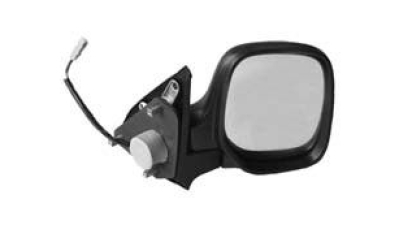 Oglinda exterioara Citroen Berlingo (Mf), 07.1996-02.2008, Peugeot Partner (G), 07.1996-03.2008, Dreapta, Crom, electrica, carcasa neagra, Convex, View Max, 8148PC; 8148PP; 8148PS; 8153HS 5790525M cu 5 pini