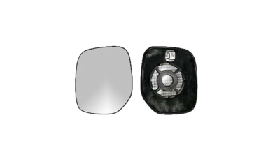 Geam oglinda exterioara cu suport fixare Citroen Berlingo (Mf/G), 07.1996-02.2008; Peugeot Partner (G), 07.1996-03.2008, partea Stanga, incalzit; sticla convexa; geam cromat, View Max