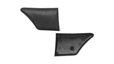 Bandou aripa, ornament Peugeot Partner (G), 11.2002-03.2008, Dreapta, negru; aripa spate