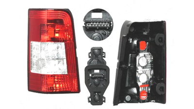 Stop spate lampa Citroen Berlingo (G), 10.2005-02.2008 , Peugeot Partner (G), 01.2006-03.2008, spate, Stanga, 1 usa spate, P21/5W+P21W+PY21W; fara suport bec, DEPO,