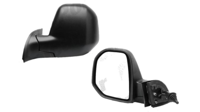 Oglinda exterioara Citroen Berlingo (7), 02.2008-06.2012, Peugeot Partner, 03.2008-06.2012, Stanga, Crom, manuala, prin cablu, Fara incalzire, carcasa neagra, Convex, BestAutoVest 5792511E
