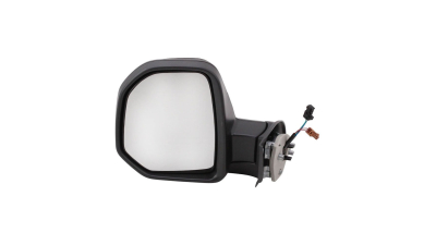 Oglinda exterioara Citroen Berlingo (7), 02.2008-06.2012, Peugeot Partner, 03.2008-06.2012, Stanga, Crom, electrica, Cu incalzire, carcasa neagra, Convex, BestAutoVest, 5pini, 2 conectori, 5792513E