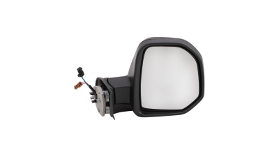 Oglinda exterioara Citroen Berlingo (7), 02.2008-06.2012, Peugeot Partner, 03.2008-06.2012, Dreapta, Crom, electrica, Cu incalzire, carcasa neagra, Convex, View Max, 5792523M, 5pini, 2 conectori,