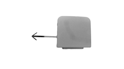 Capac bara carlig remorcare Peugeot 108, 06.2014-, parte montare fata, 57A107-9, Aftermarket