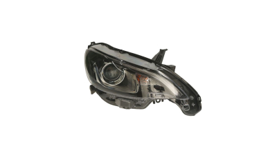 Far Peugeot 108, 06.2014-, partea Dreapta, electric, tip bec HiR2, cu leduri Daytime, cu motoras, cu becuri, Valeo
