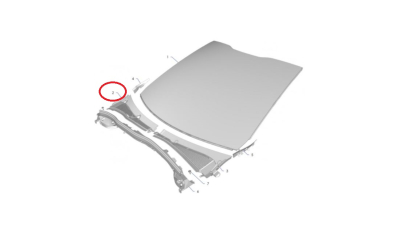 Grila parbriz Peugeot 2008, 03.2013-; 208, 04.2012-, Fata, partea Dreapta, Aftermarket